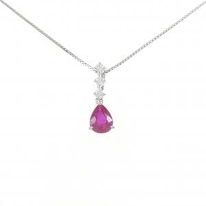 タサキ ルビー ネックレス 1.24CT