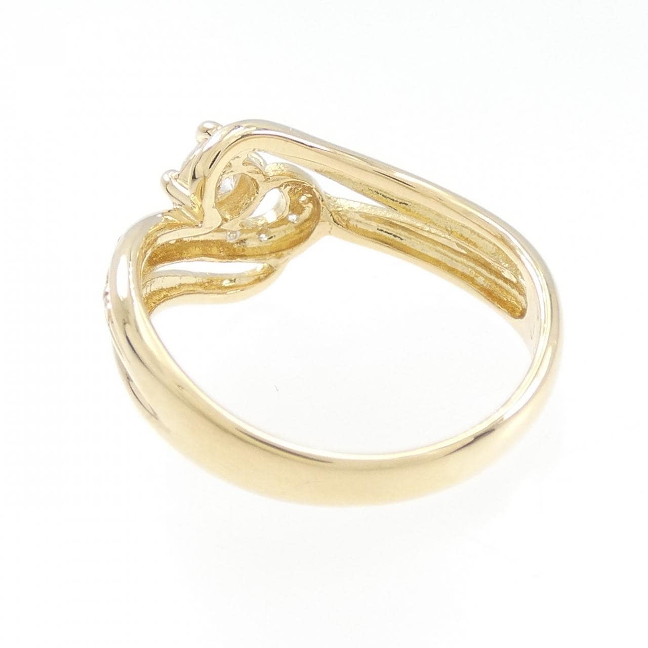 K18YG ダイヤモンド リング 0.22CT