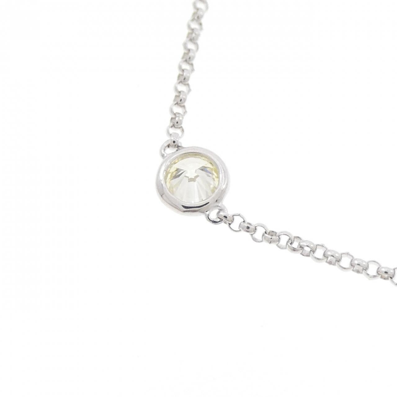 750WG ダイヤモンド ネックレス 1.13CT