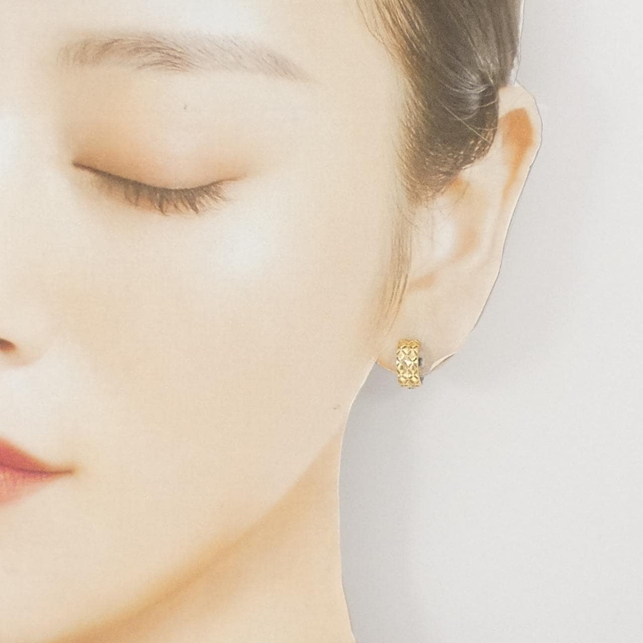 K18YG/K14WG イヤリング