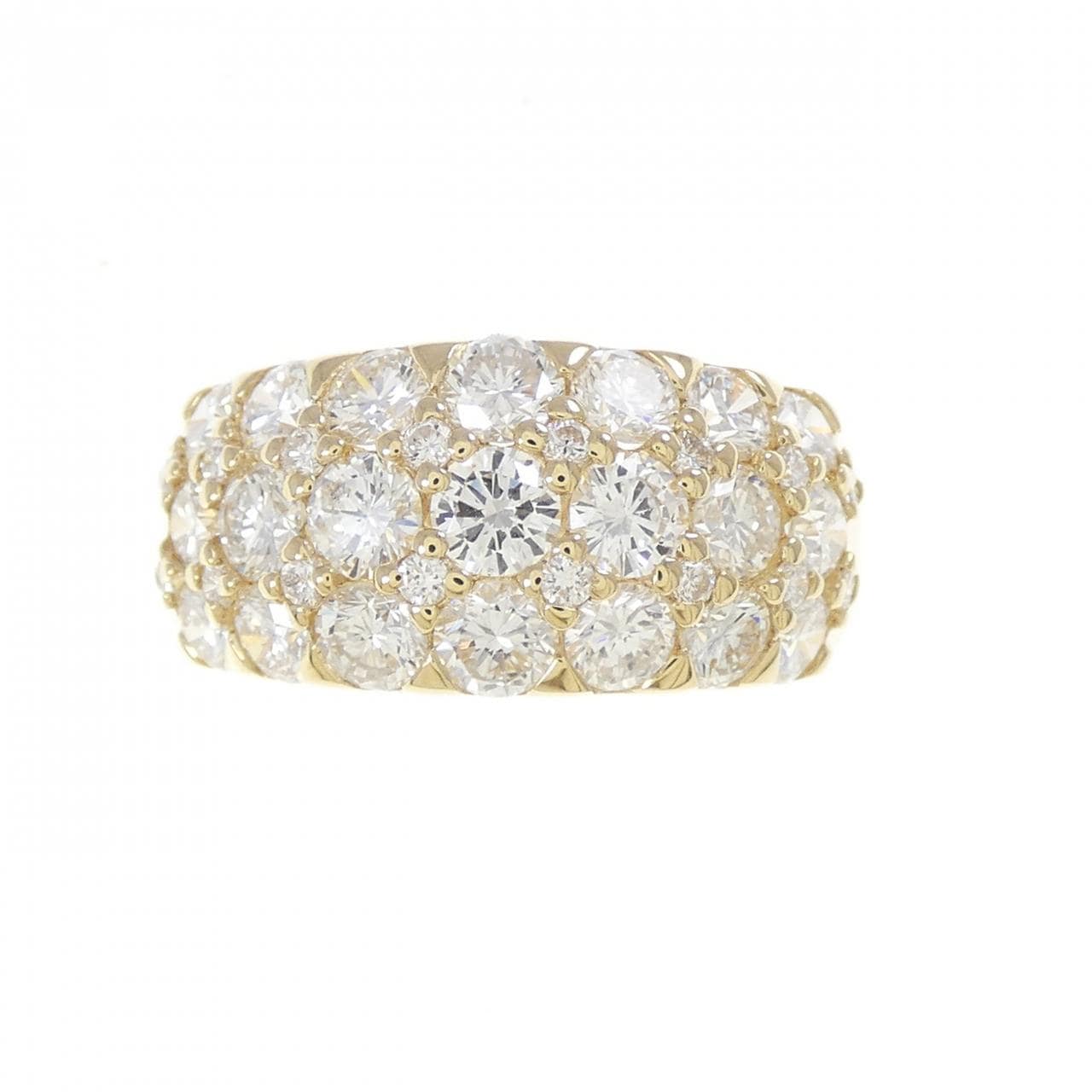 K18YG ダイヤモンド リング 2.43CT