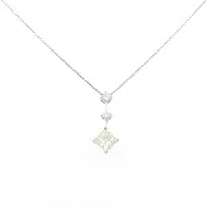 PT900/PT850 ダイヤモンド ネックレス 1.215CT M SI2 ファンシーカット