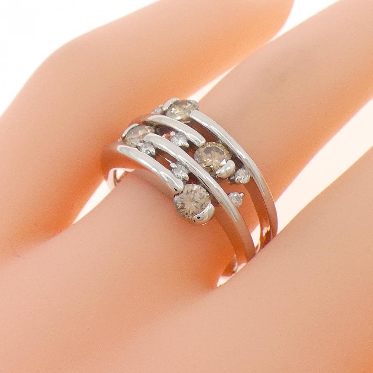 PT900 ダイヤモンド リング 0.75CT