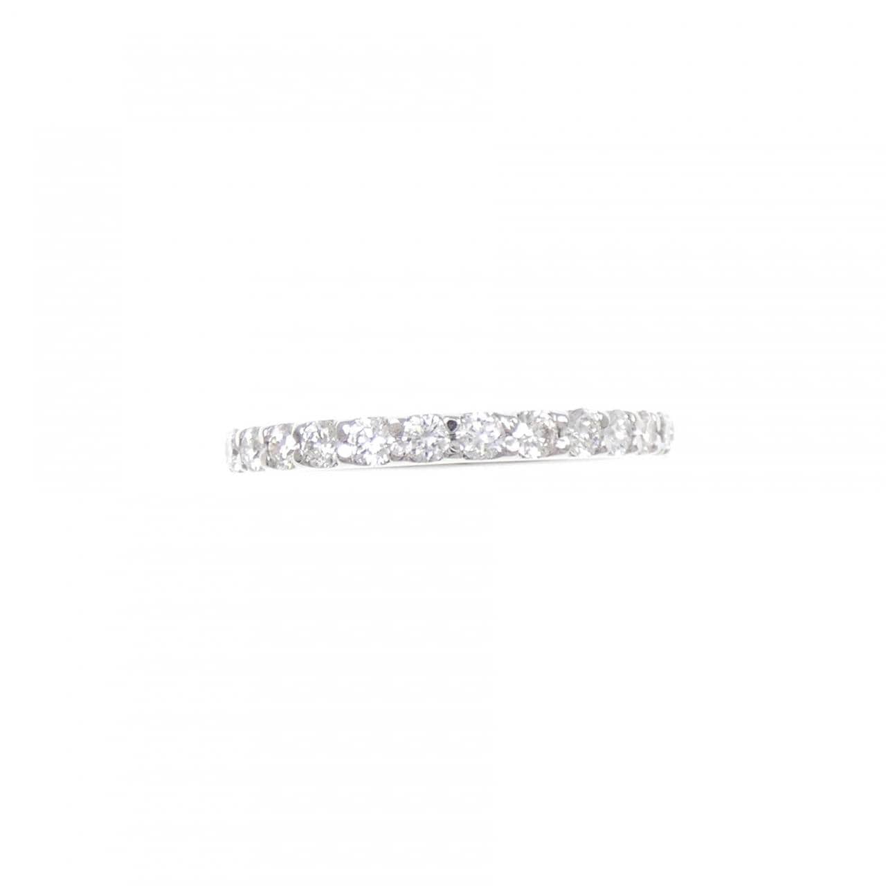 PT900 ハーフエタニティ ダイヤモンド リング 0.50CT