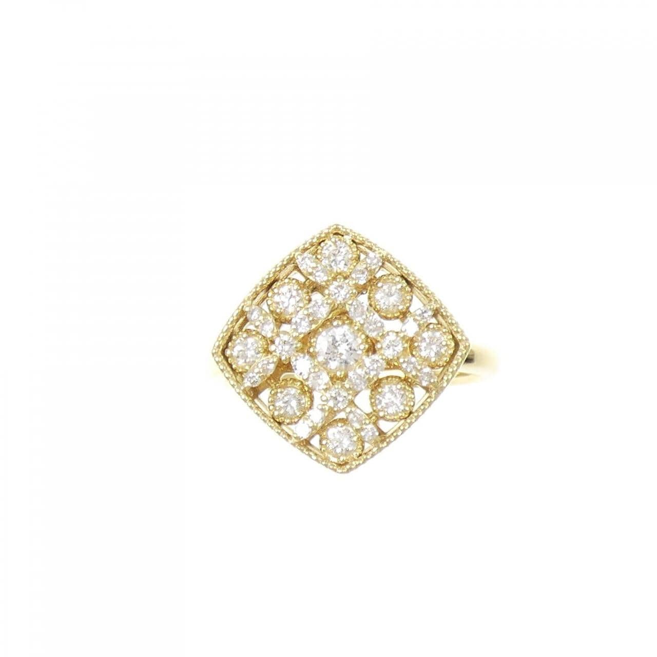 K18YG ダイヤモンド リング 0.52CT