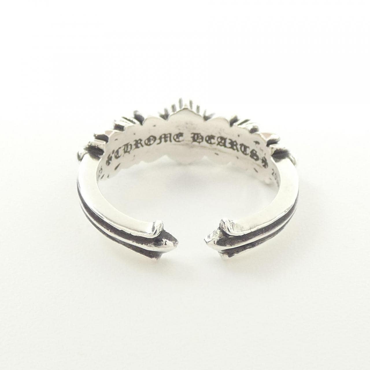 クロムハーツ CHROME HEARTS BABY CLSC DBL FLRL CRS OPEN ベイビークラシック 207159922SLVXXX001 RING