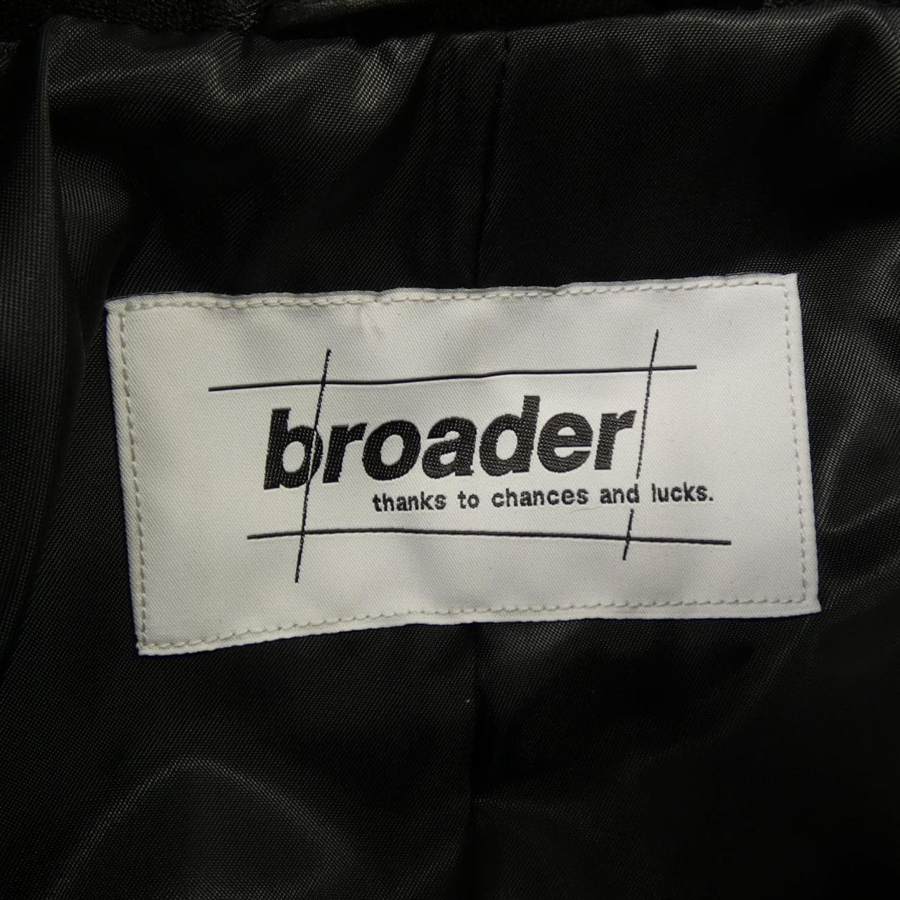 broader レザーライダースジャケット