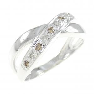 K18WG ダイヤモンド リング 0.15CT