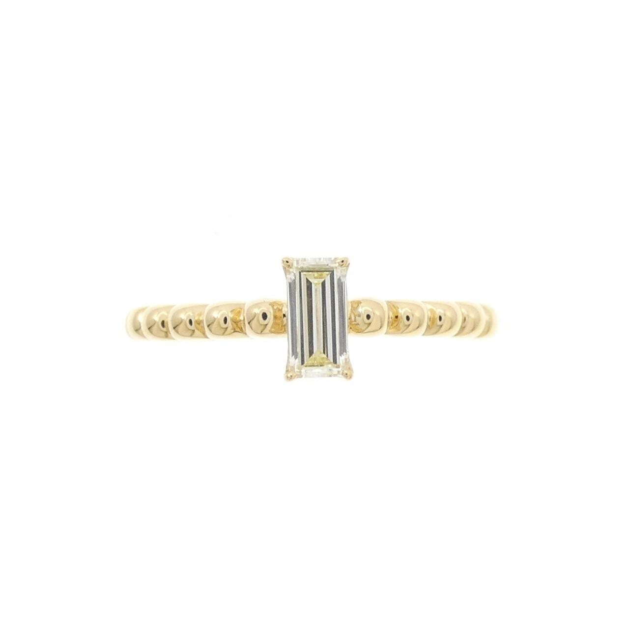 K18YG ダイヤモンド リング 0.306CT