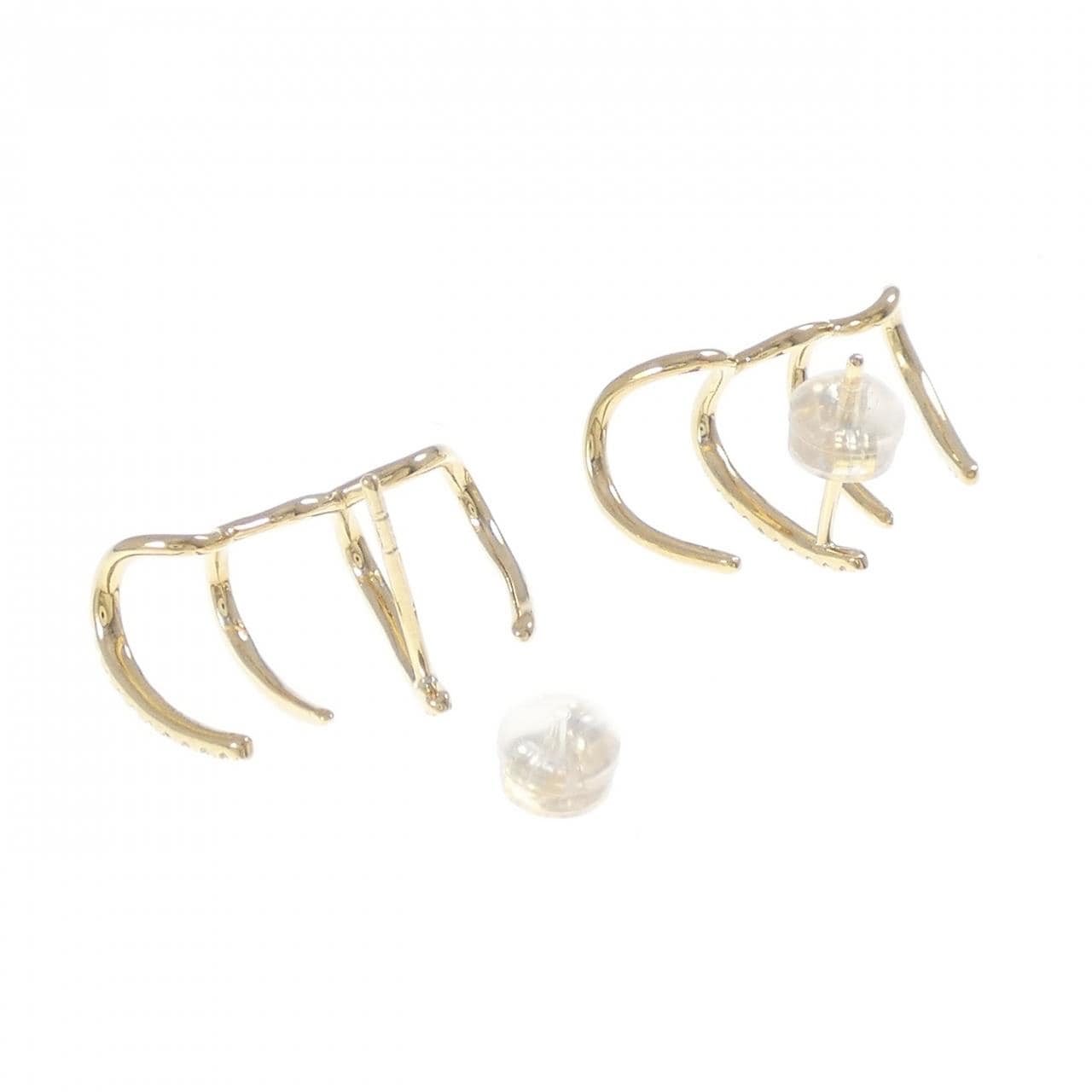 K18YG ダイヤモンド ピアス 0.30CT