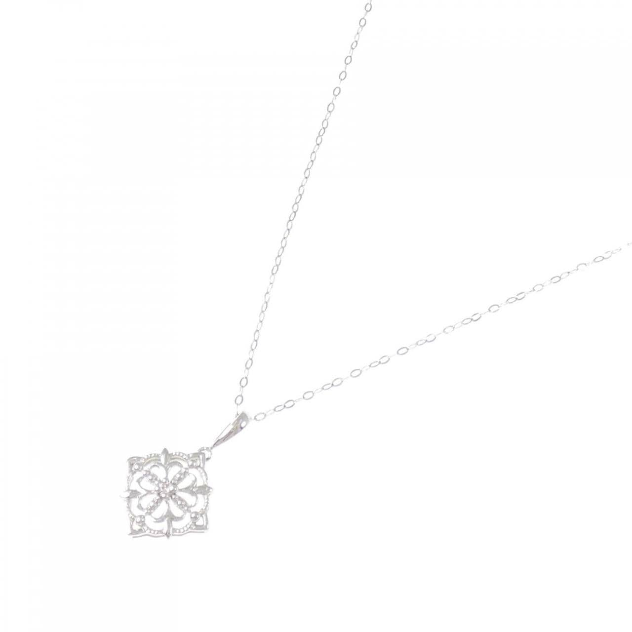 PT999/PT850 ダイヤモンド ネックレス 0.01CT