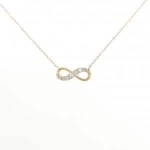 K18YG ダイヤモンド ネックレス 0.12CT
