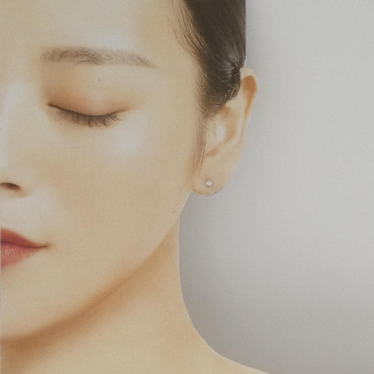 K18YG キュービック ピアス