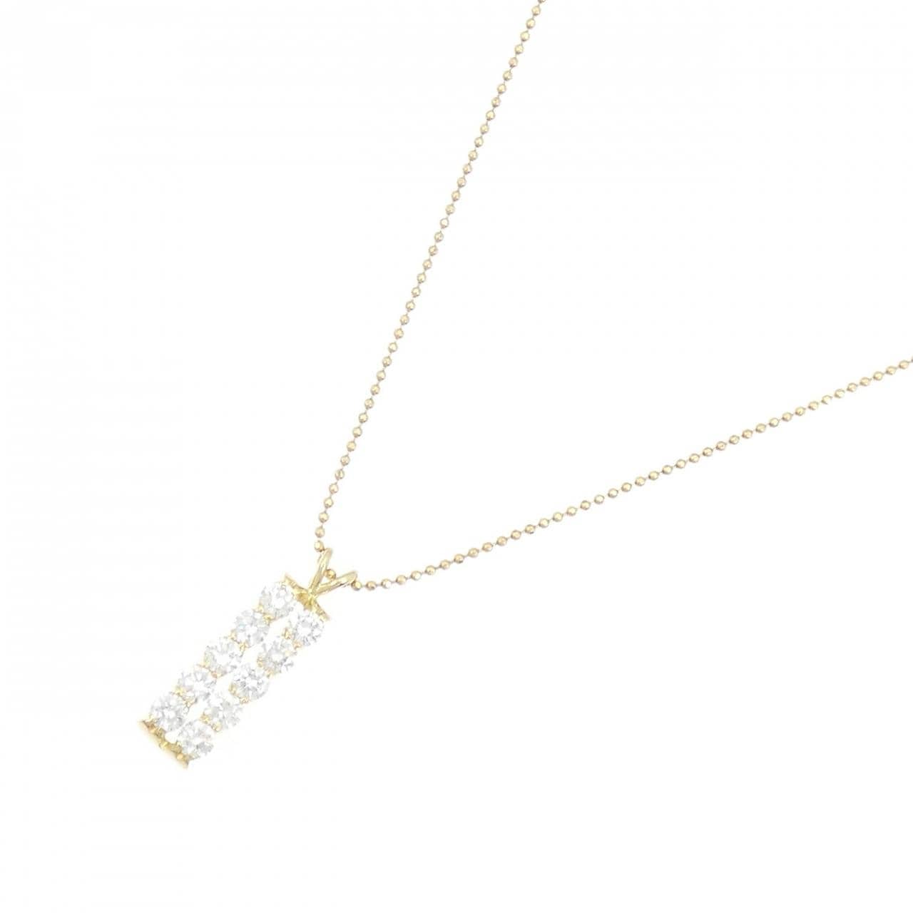 K18YG ダイヤモンド ネックレス 1.00CT