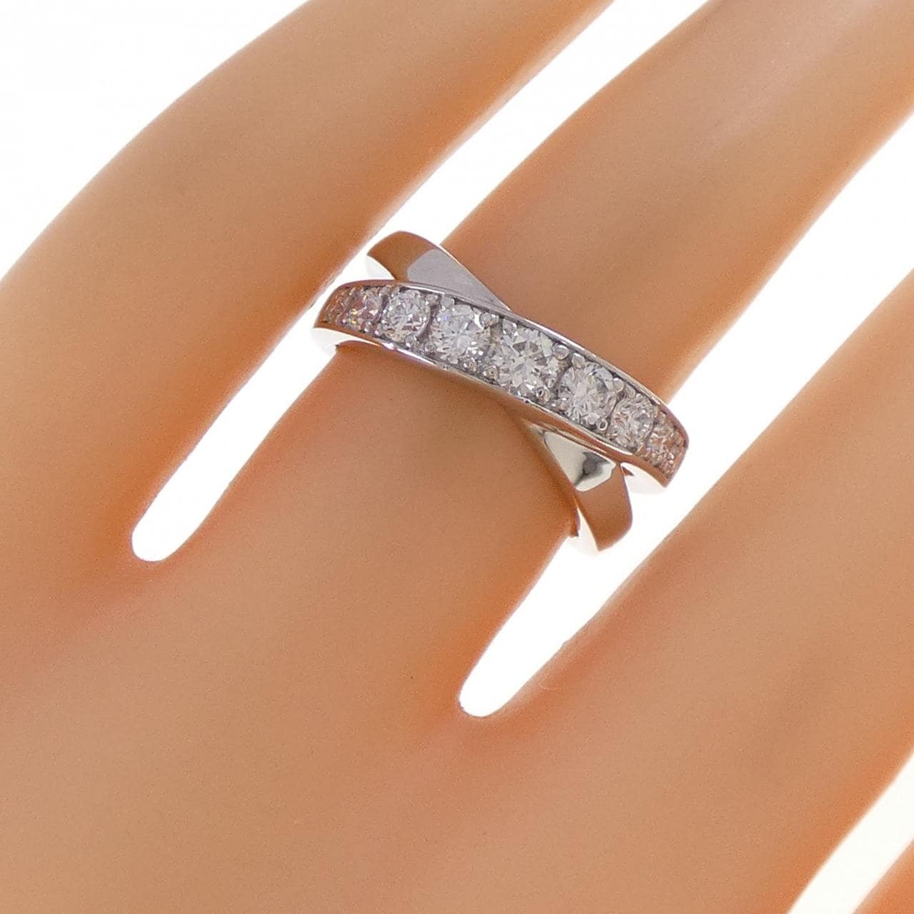 PT950 ダイヤモンド リング 0.60CT