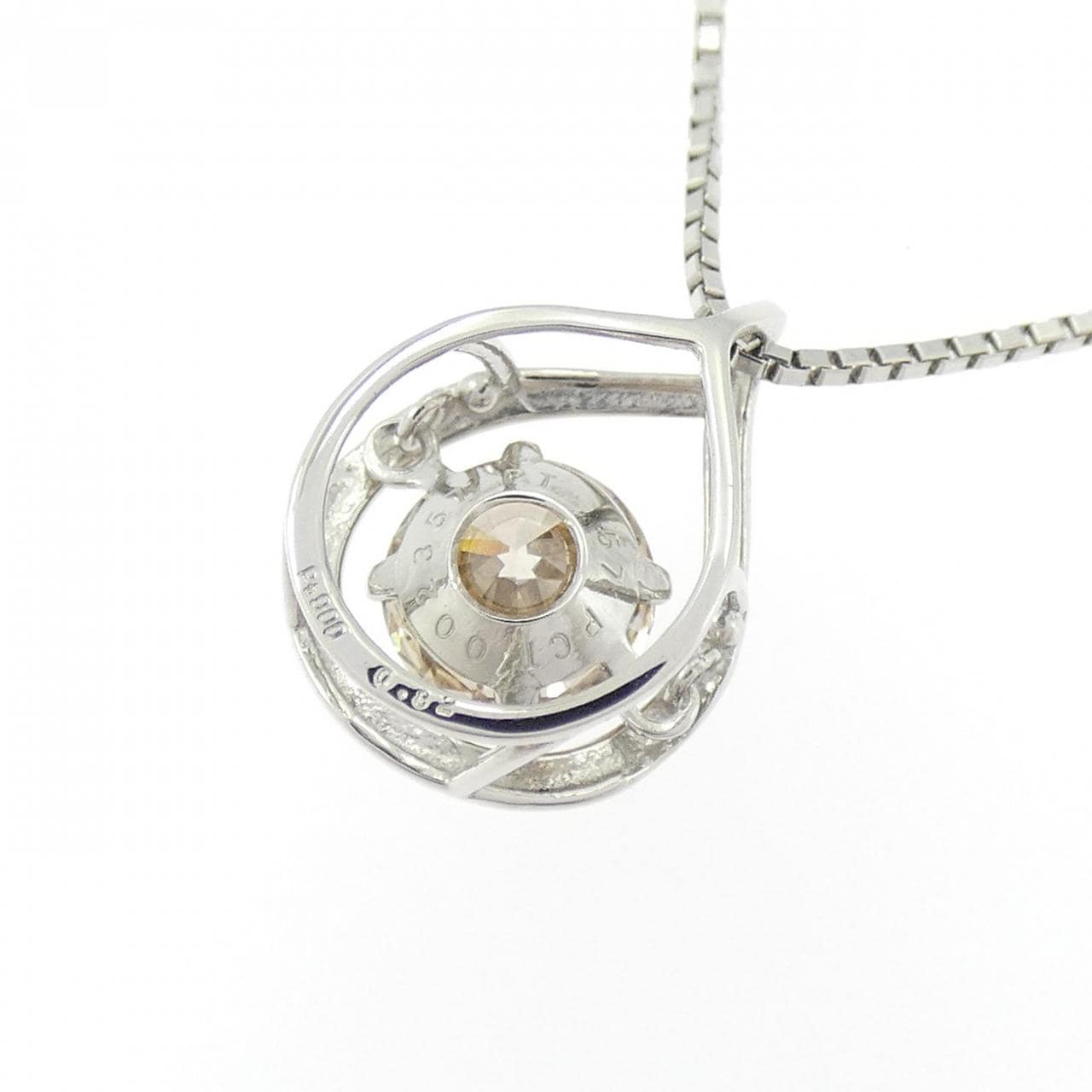 PT900/PT850 ダイヤモンド ネックレス 0.82CT