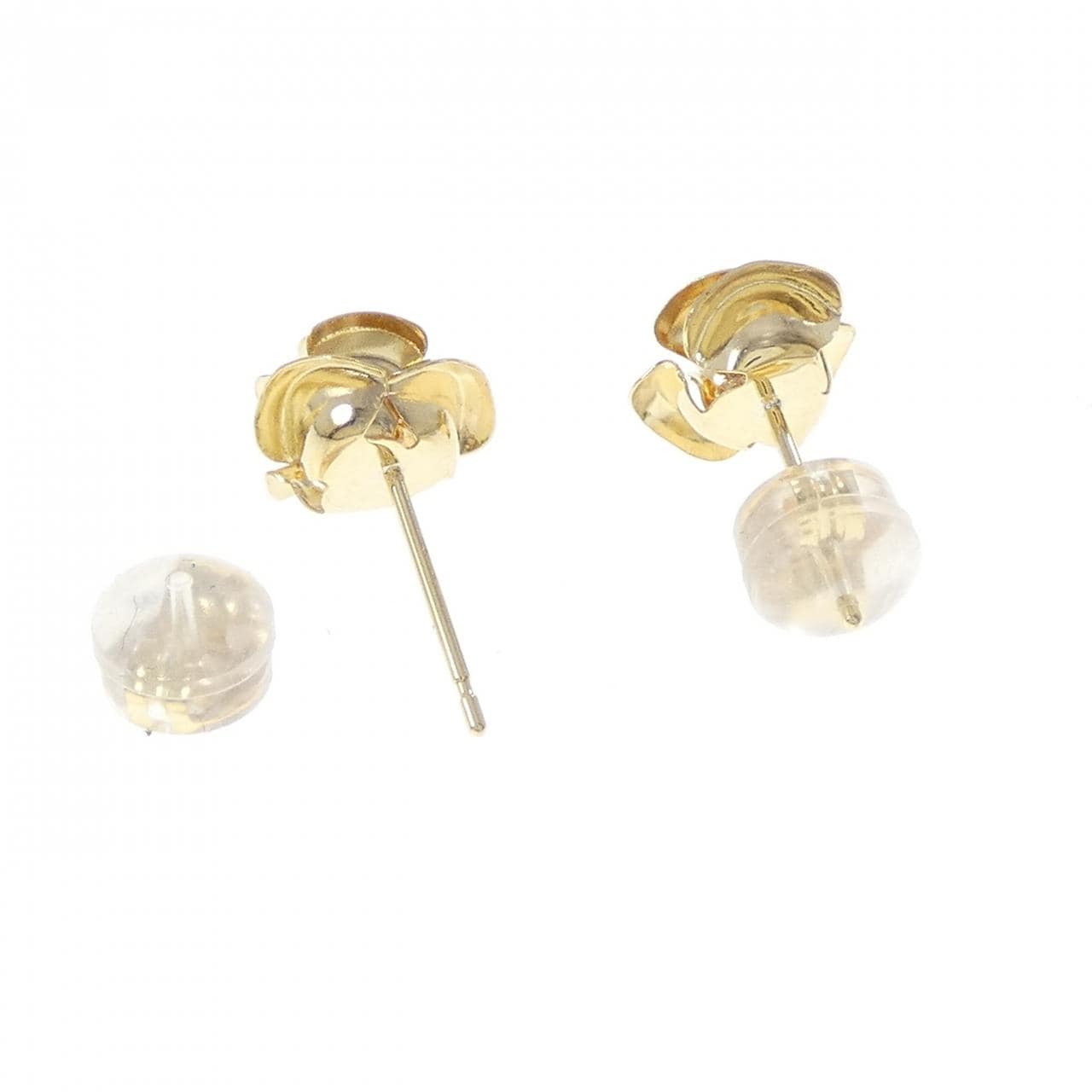 【新品】K18YG ローズ ピアス