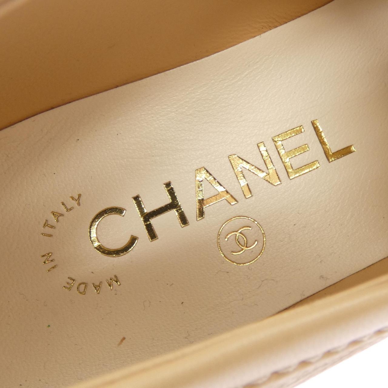 シャネル CHANEL ターンロック モカシン G45474B15482 シューズ
