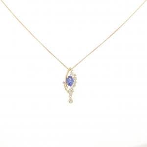 K18YG タンザナイト ネックレス 0.63CT