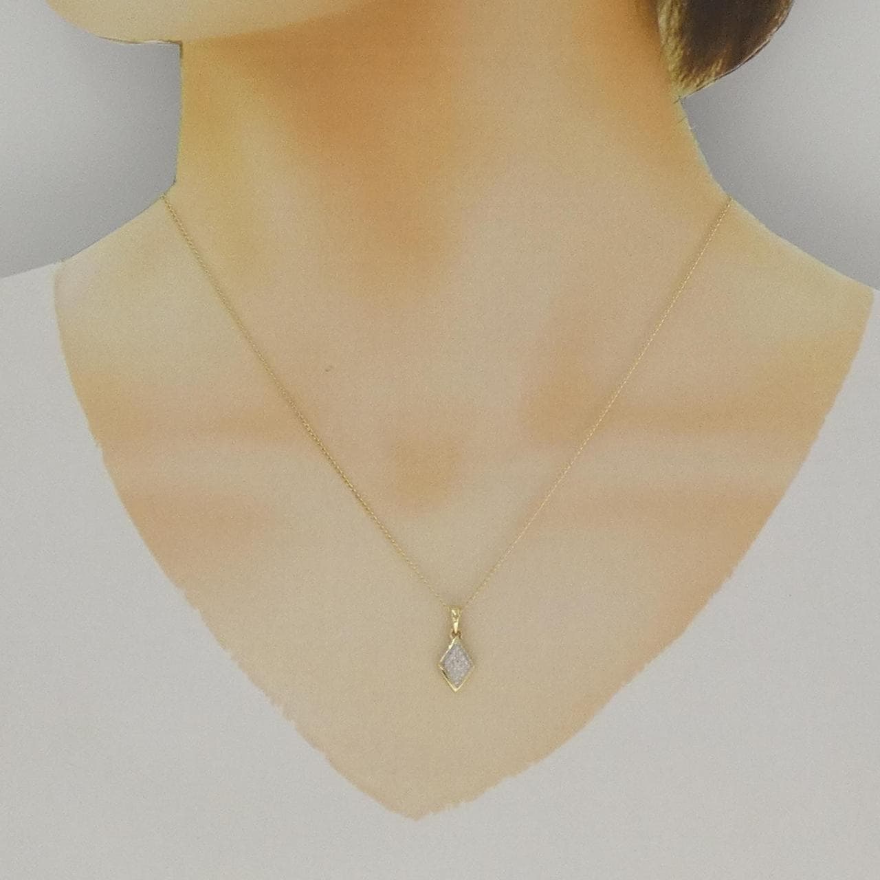 K10YG/K10WG ダイヤモンド ネックレス
