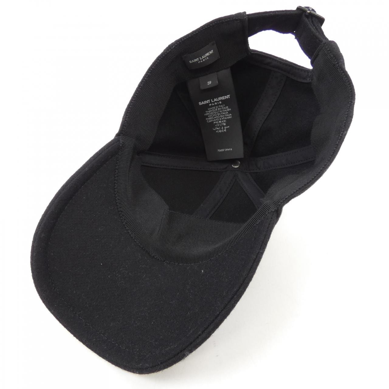 サンローラン SAINT LAURENT 706537 3YM16 キャップ