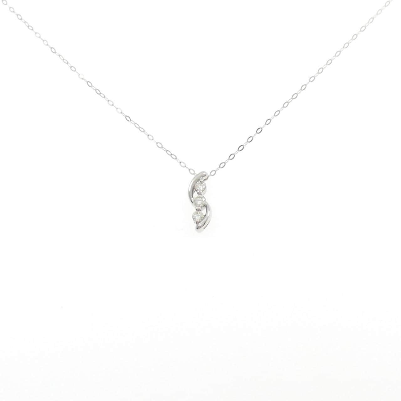 ジーエスティービー ダイヤモンド ネックレス 0.15CT