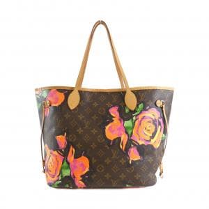 LOUIS VUITTON Monogram Rose (Stephen Sprouse) Neverfull MM M48613 Bag