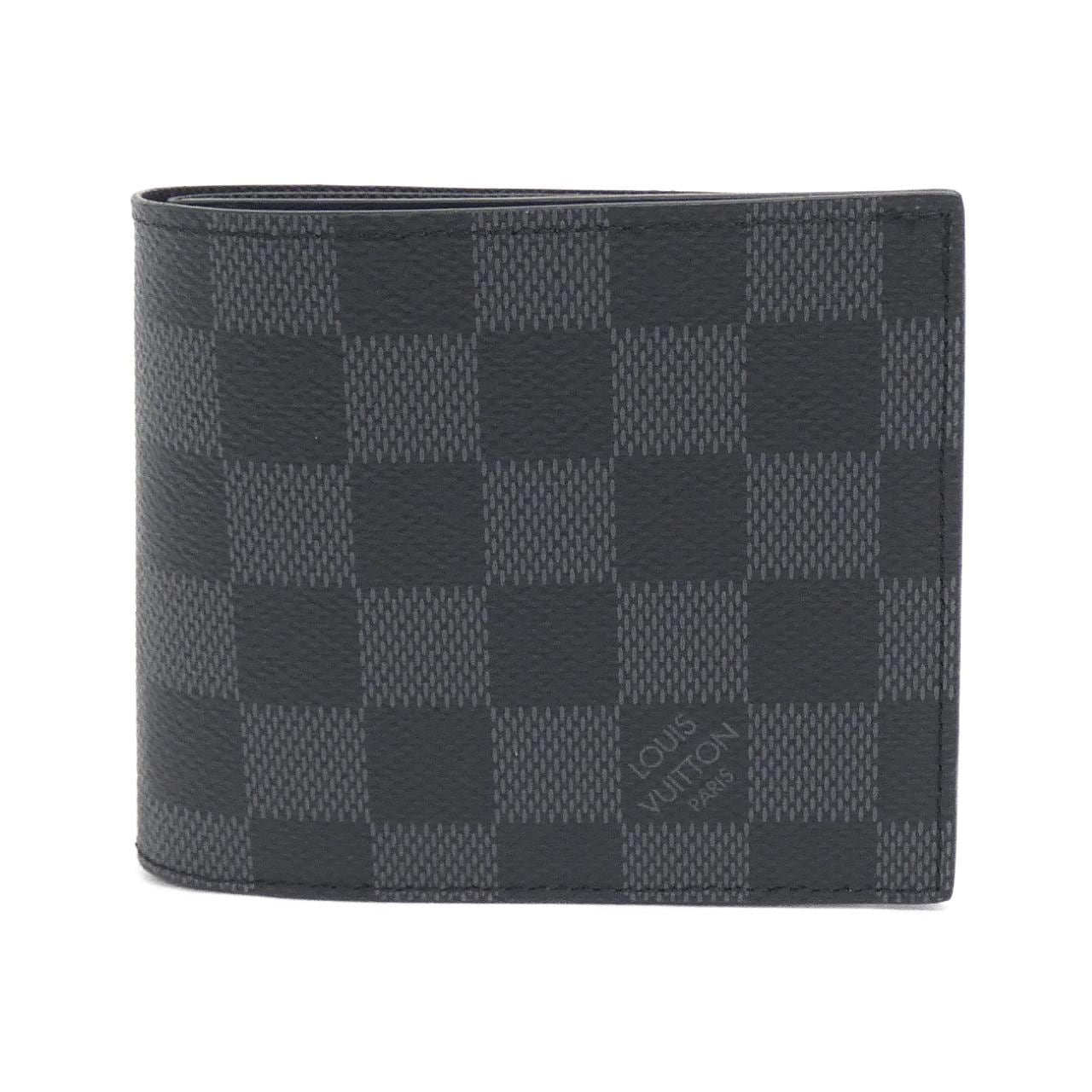 LOUIS VUITTON Damier Graphite Portefeuille Marco N63336 Wallet