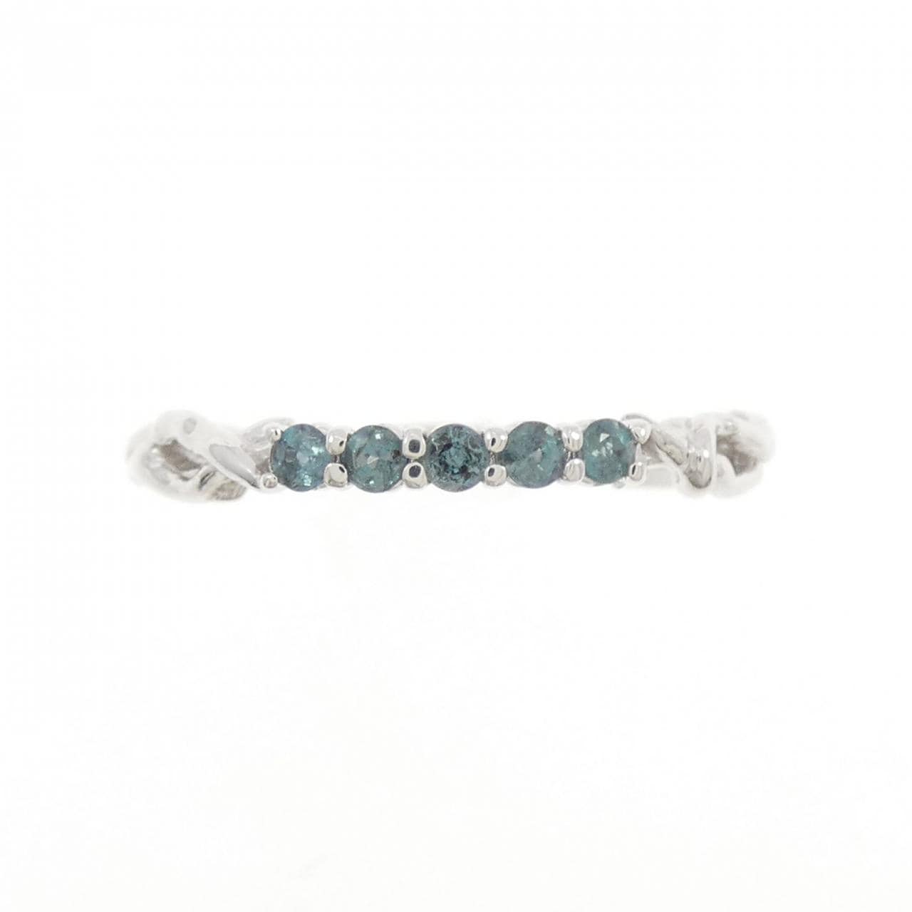 K18WG Alexandrite Ring