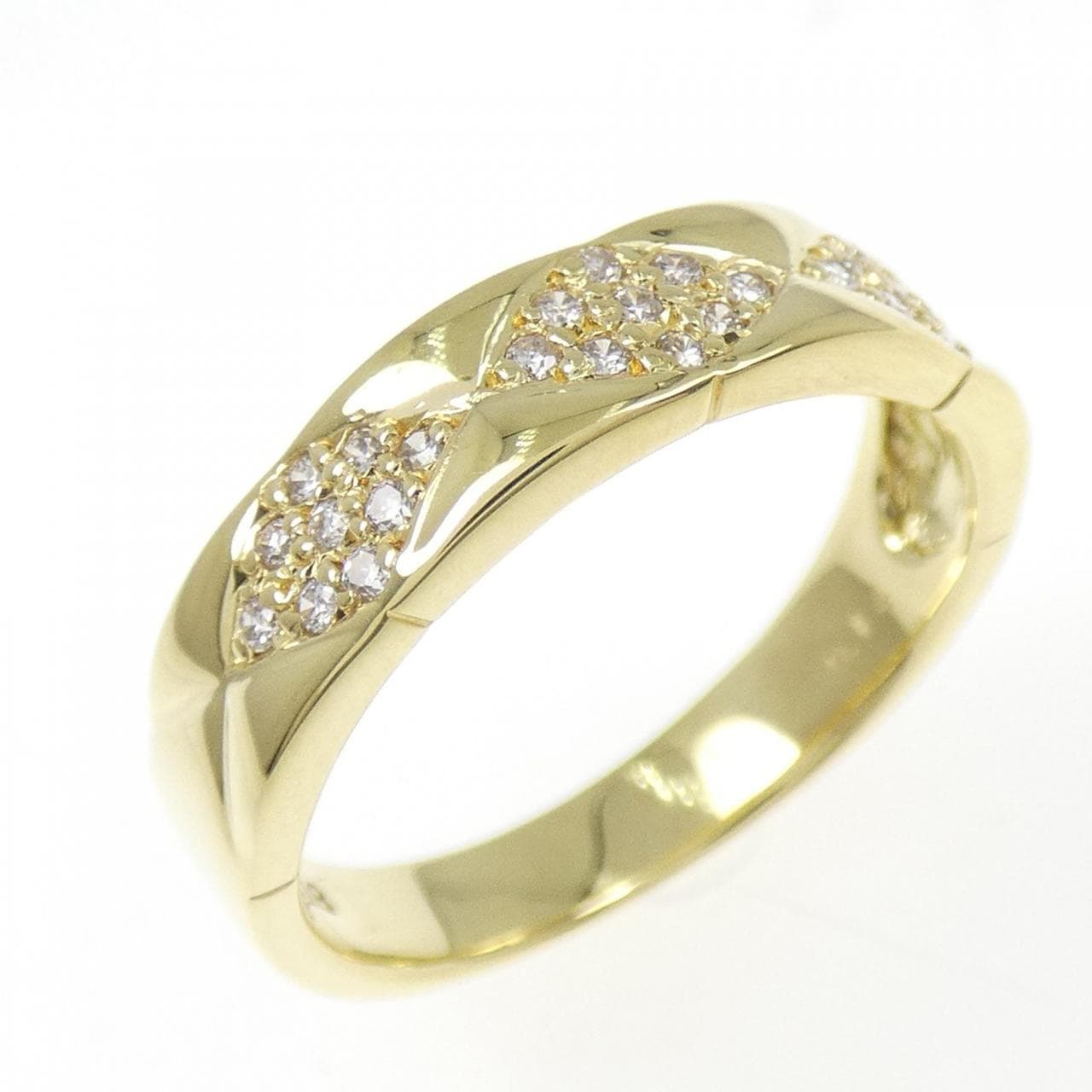 K18YG ダイヤモンド リング 0.14CT