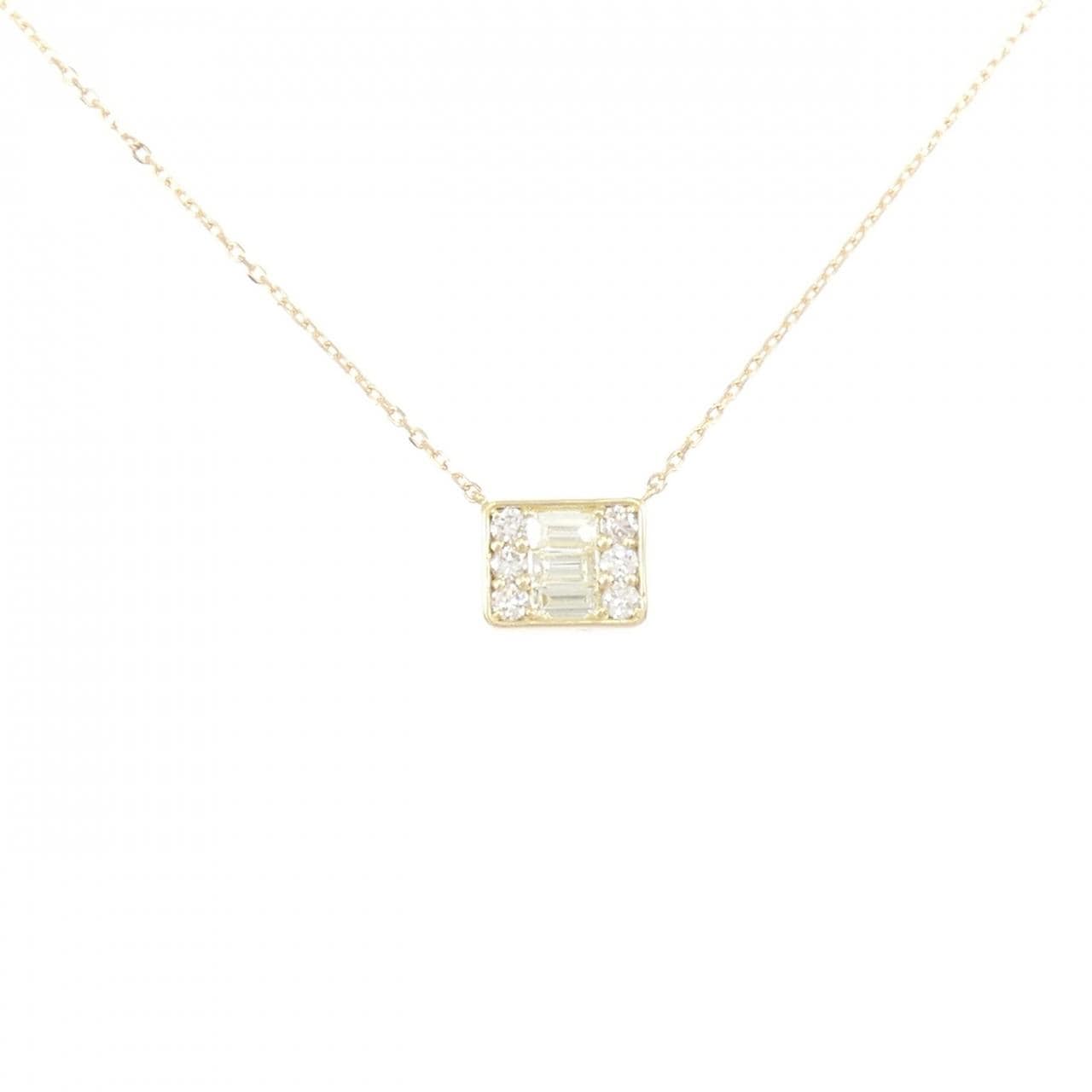 【新品】K18YG ダイヤモンド ネックレス 0.30CT