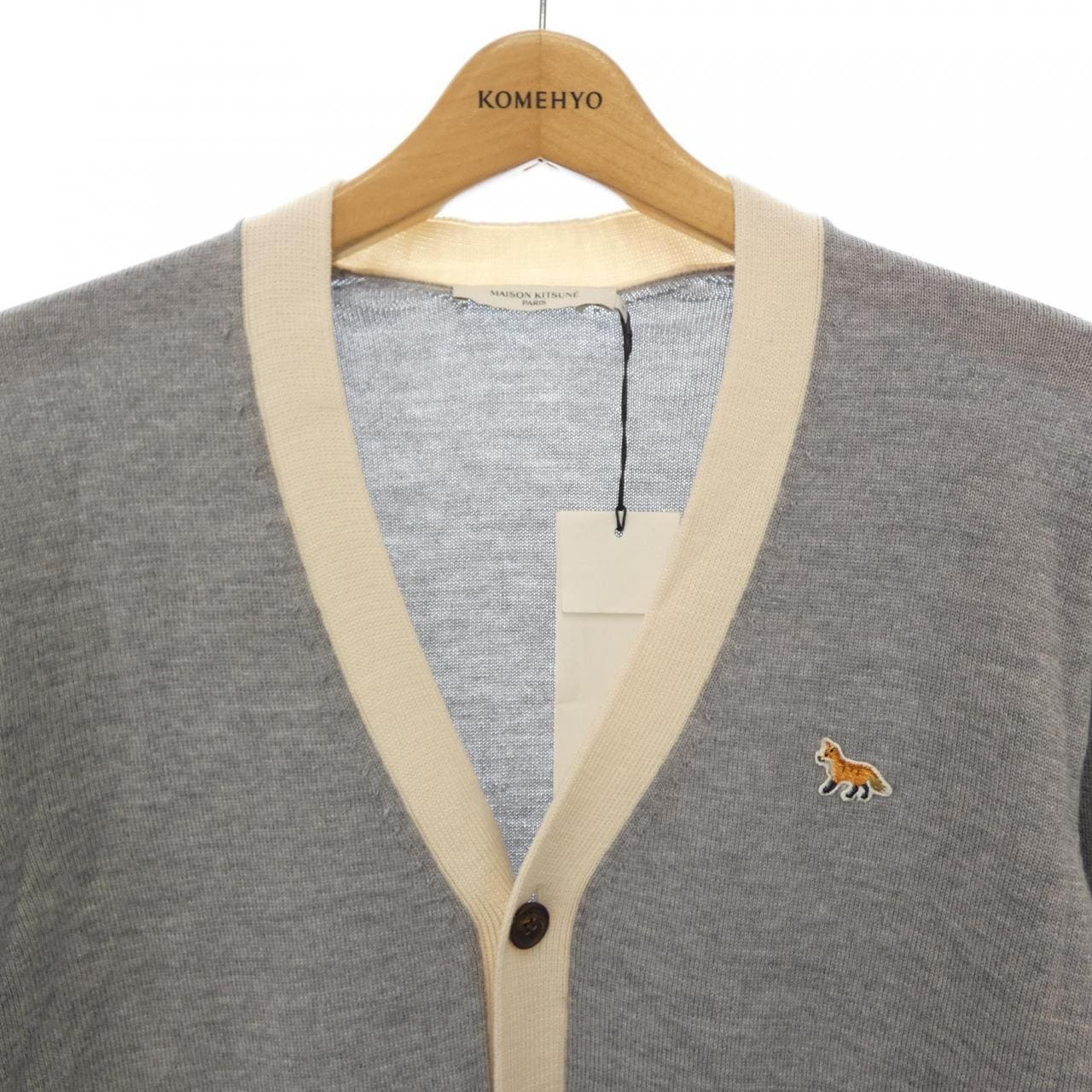 メゾンキツネ MAISON KITSUNE HU00542KT1036 カーディガン