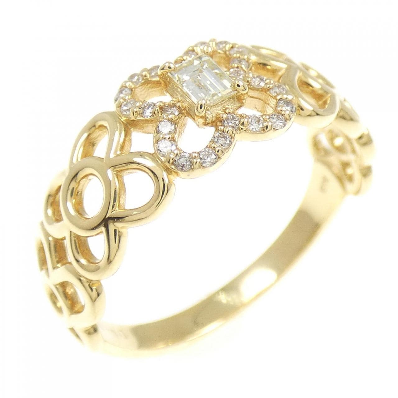 【新品】K18YG ダイヤモンド リング 0.15CT