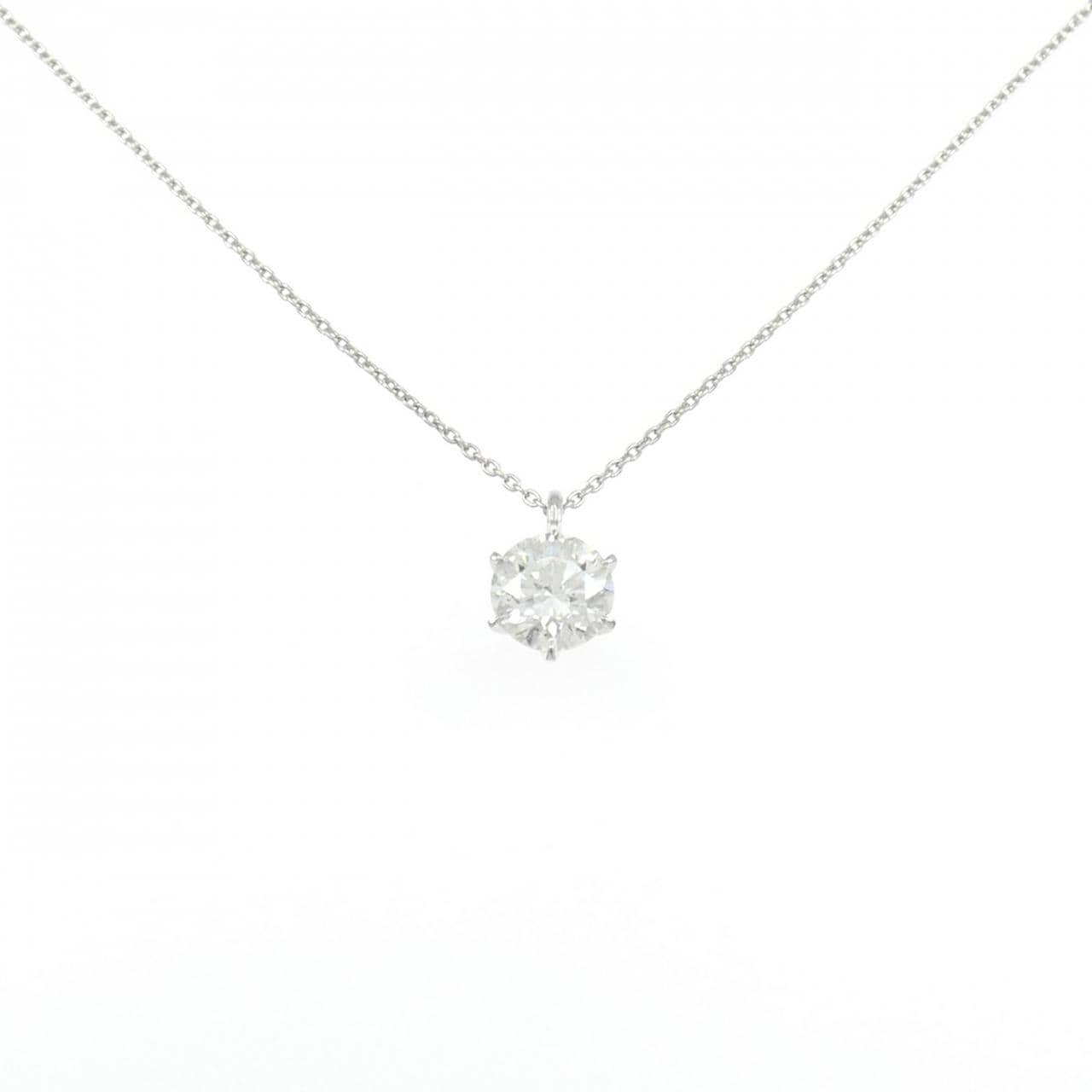 【リメイク】PT900/PT850 ダイヤモンド ネックレス 2.163CT F SI2 EXT