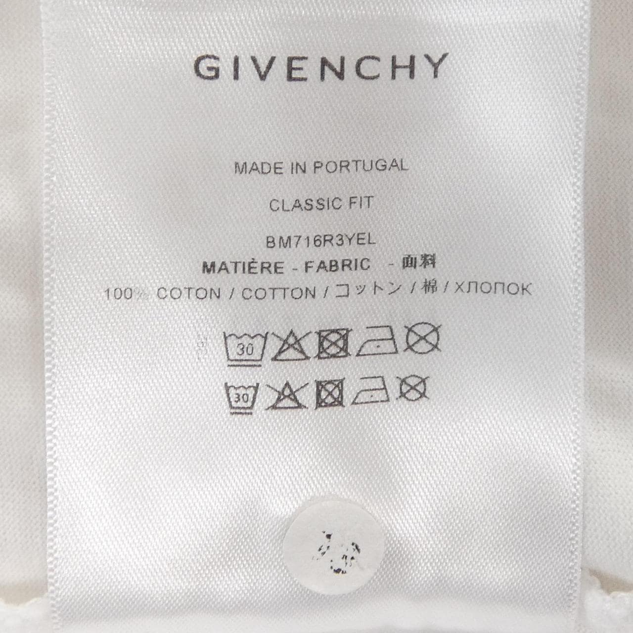 ジバンシー GIVENCHY BM716R3YEL Tシャツ