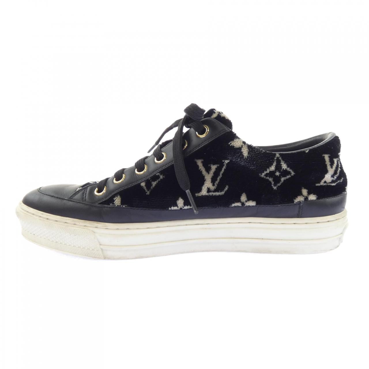ルイヴィトン LOUIS VUITTON モノグラムベルベット ステラーライン スニーカー