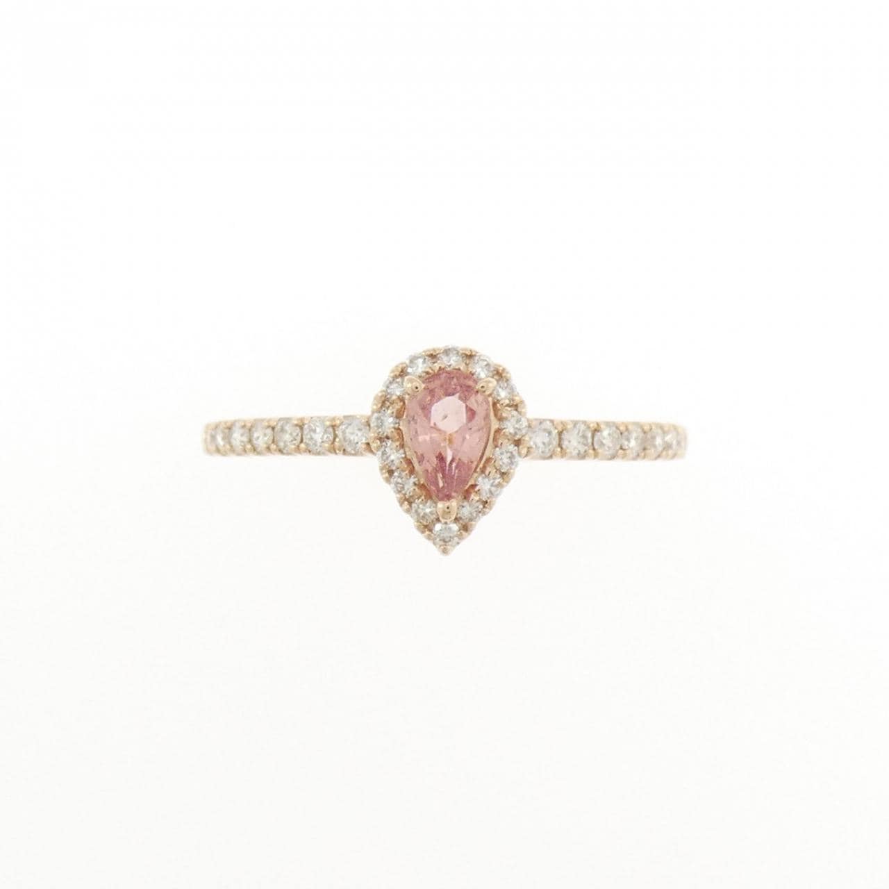 K18PG サファイヤ リング 0.283CT