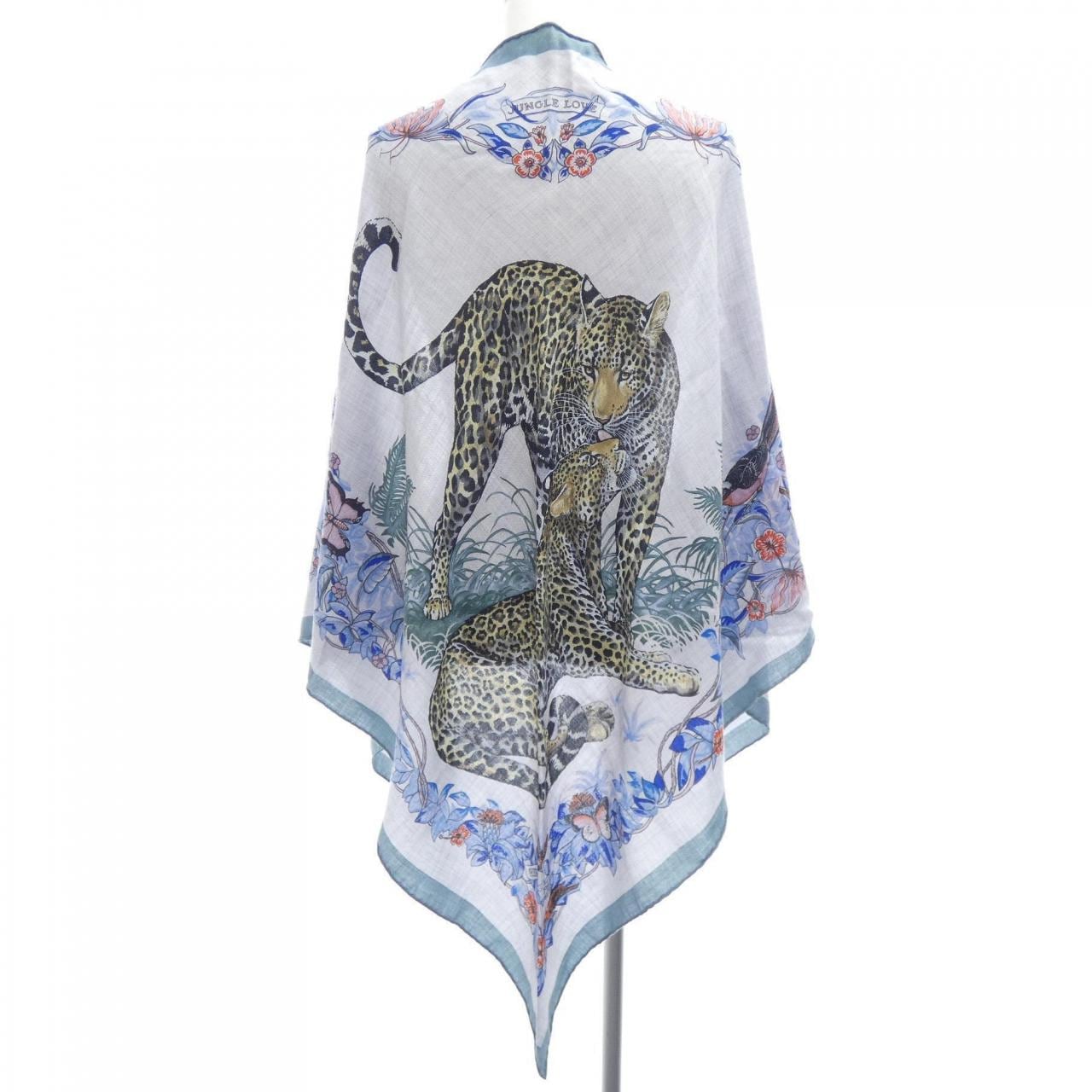 エルメス HERMES JUNGLE LOVE H361876S トライアングルジェアン ショール