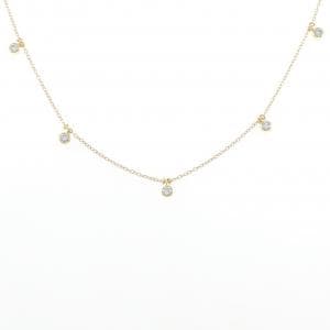 K18YG ダイヤモンド ネックレス 0.50CT