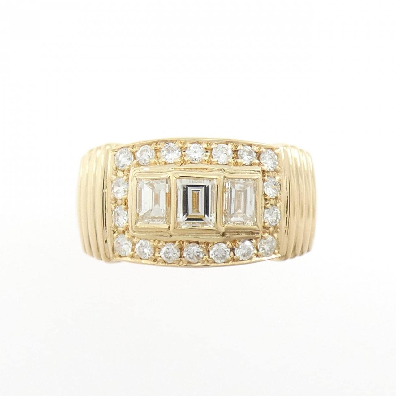 K18YG ダイヤモンド リング 0.87CT