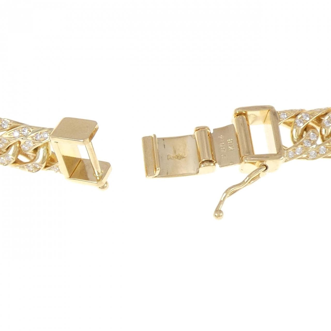 [BRAND NEW] K18YG Diamond Kihei Bracelet 2.60CT 20cm