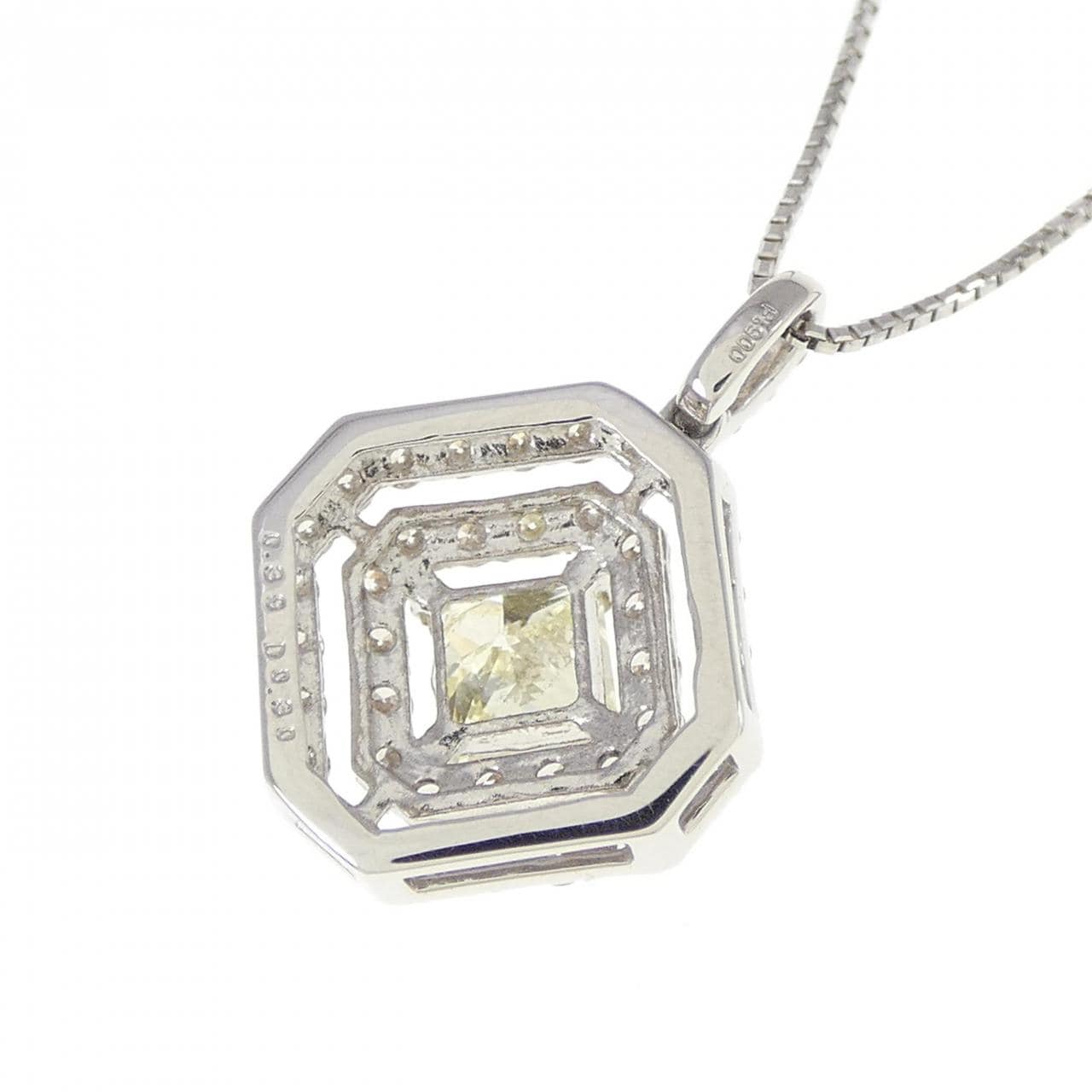 【新品】PT ダイヤモンド ネックレス 0.39CT