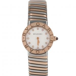 【新品】ブルガリ ブルガリブルガリ･トゥボガス PGコンビ･12P Mサイズ BBLP262TSG/BBL262TWSPG/12 SSxPG クォーツ