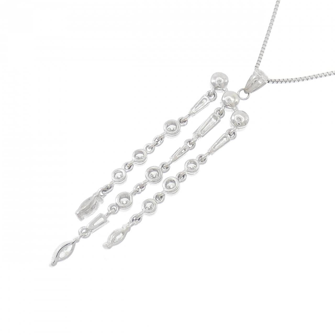 PT900/PT850 ダイヤモンド ネックレス 0.95CT