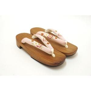 【新品】女下駄　桜　Ｍサイズ