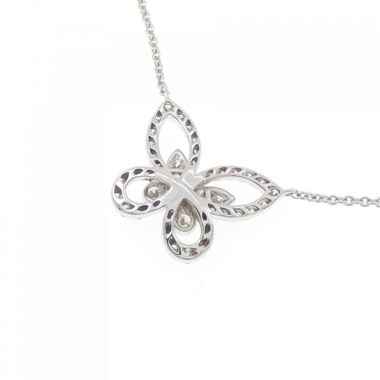 グラフ バタフライシルエット ミニ ネックレス