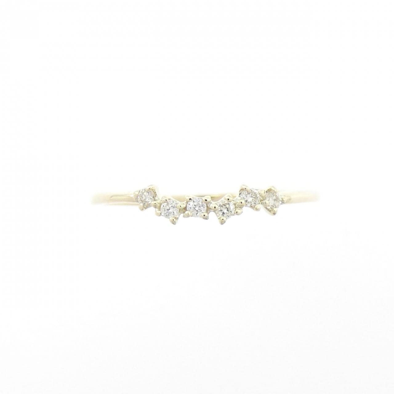 K10YG ダイヤモンド リング 0.04CT