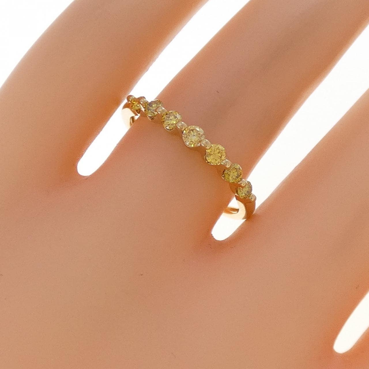 K18YG ダイヤモンド リング 0.30CT