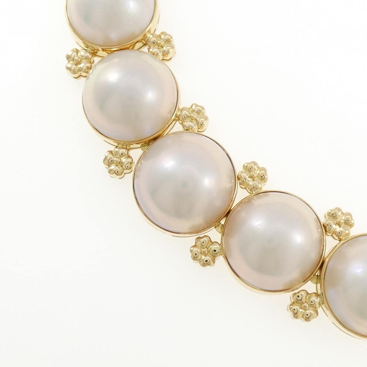 18KYG マベパール ネックレス