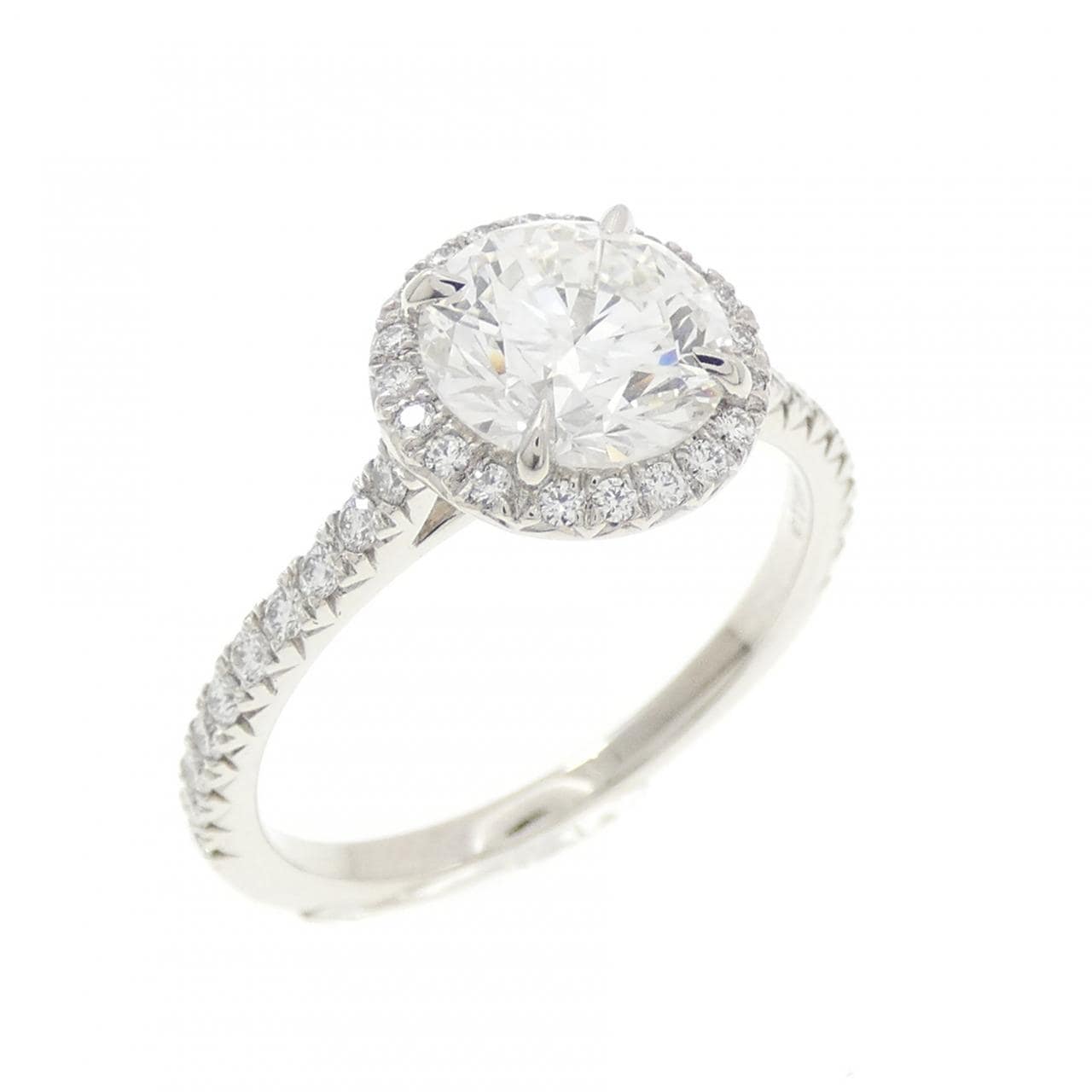 ティファニー ソレスト ラウンド リング 1.43CT G IF 3EXT
